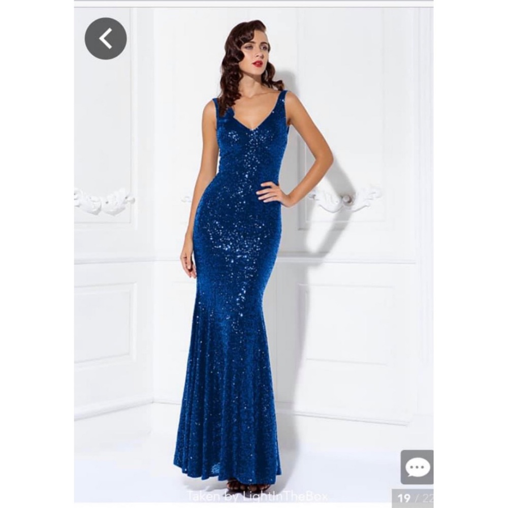 Formal royal blue dress